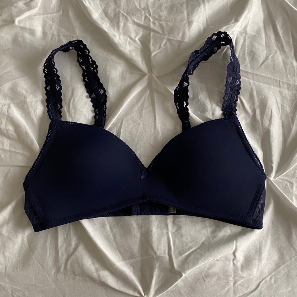 aerie Navy Blue 32B Bra